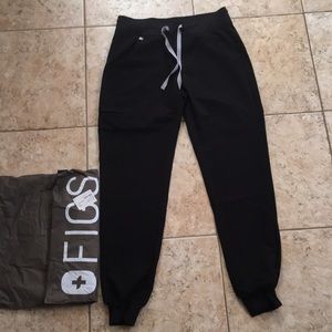 Figs Black Zamora Jogger Scrubs XS